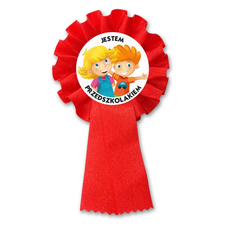 przypinka kotylion Jestem Przedszkolakiem