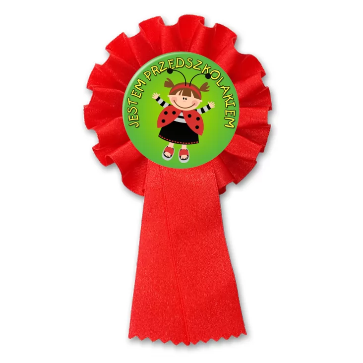 przypinka kotylion Jestem przedszkolakiem