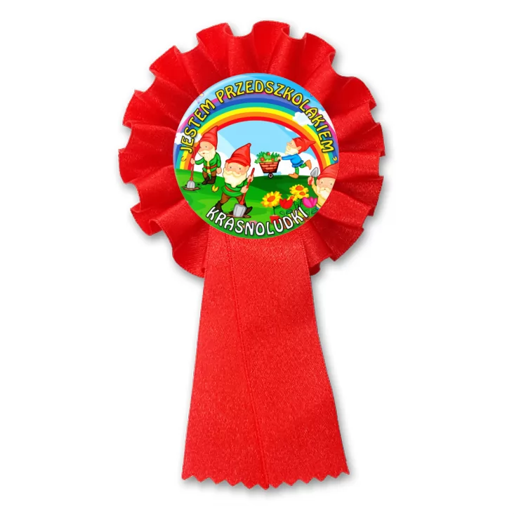 przypinka kotylion Krasnoludki
