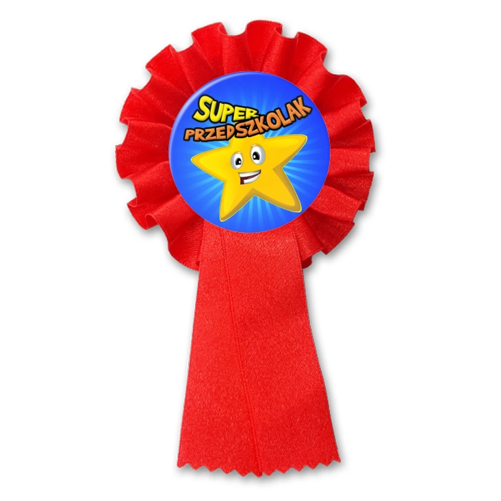 przypinka kotylion Super Przedszkolak