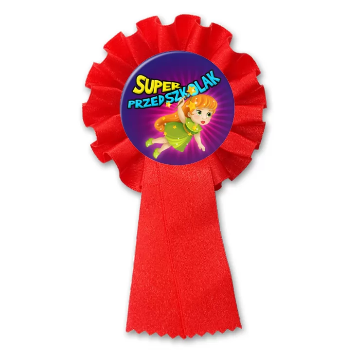 przypinka kotylion Super Przedszkolak