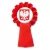 kotylion czerwony