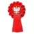 kotylion czerwony