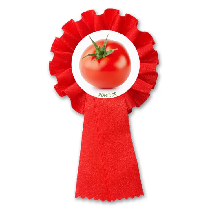 przypinka kotylion Czerwony pomidor