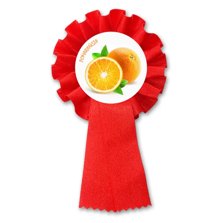 przypinka kotylion Pomarańcza