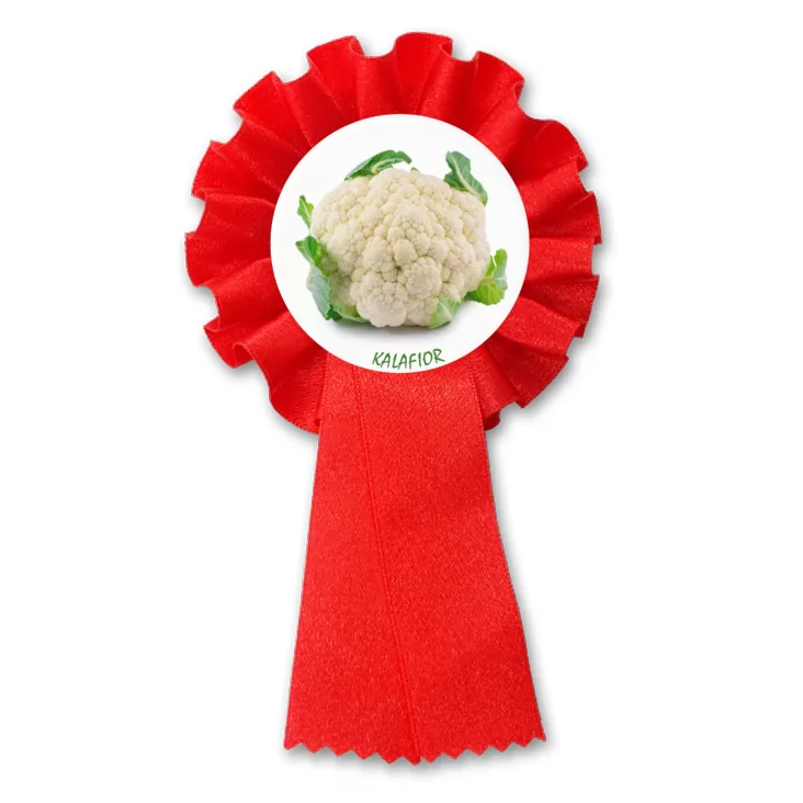 przypinka kotylion Kalafior