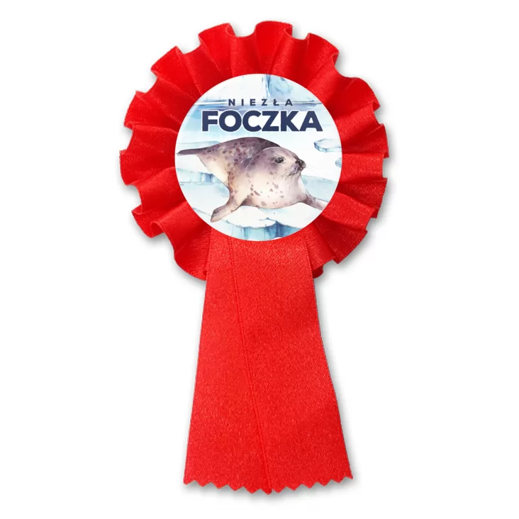 przypinka kotylion Niezła foczka
