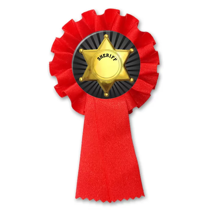 przypinka kotylion Sheriff