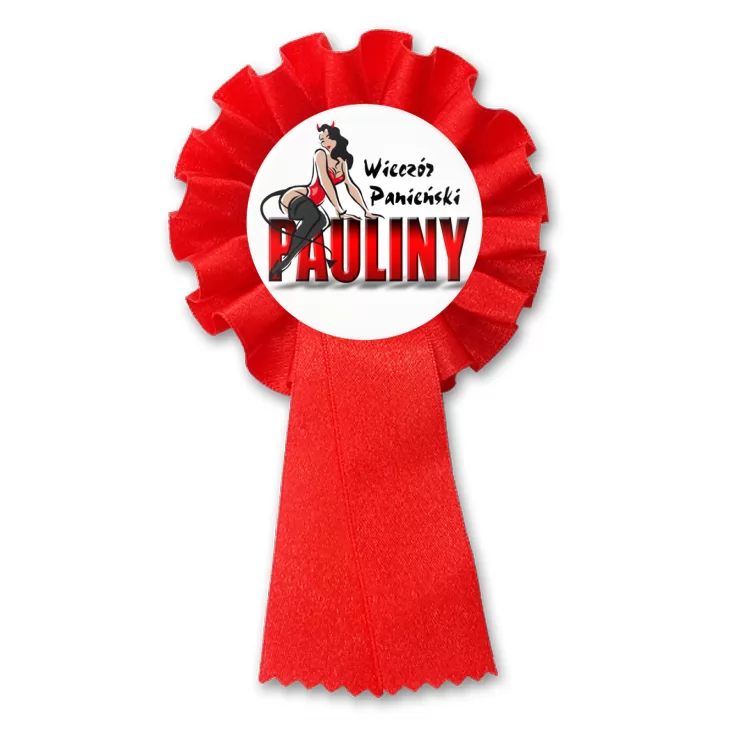 przypinka kotylion Wieczór panieński Marty
