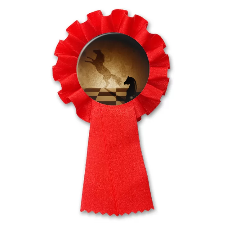 przypinka kotylion Szachy