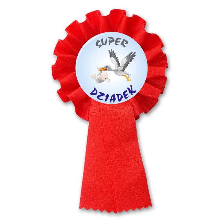 przypinka kotylion Super Dziadek