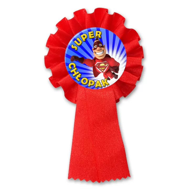 przypinka kotylion Super Chłopak