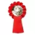 kotylion czerwony
