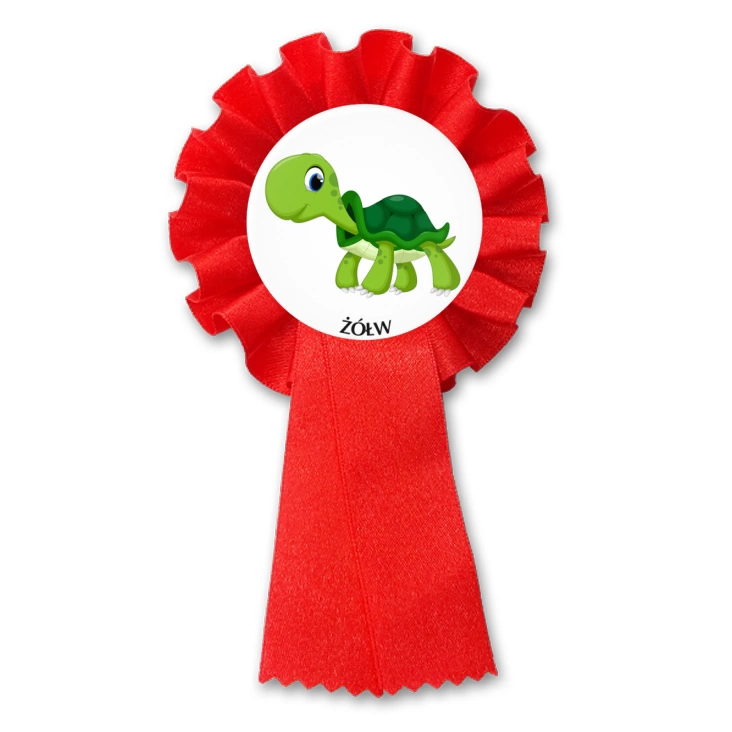 przypinka kotylion Żółw