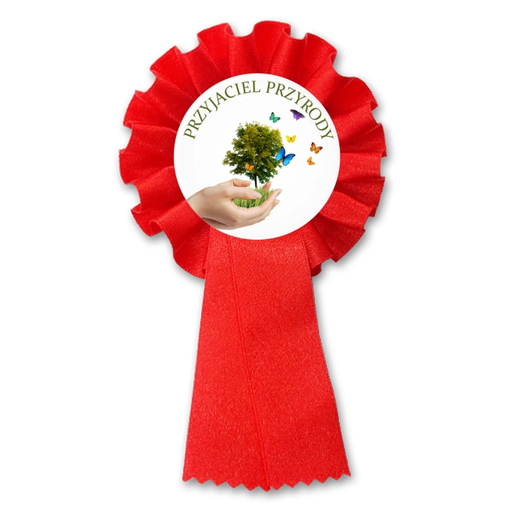 przypinka kotylion Przyjaciel przyrody