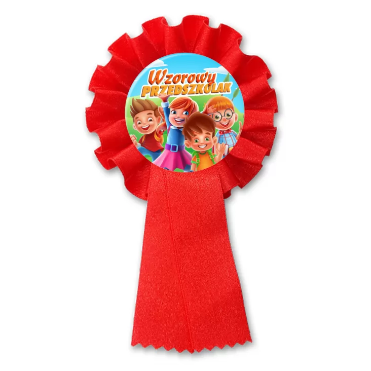 przypinka kotylion Odznaka wzorowego przedszkolaka