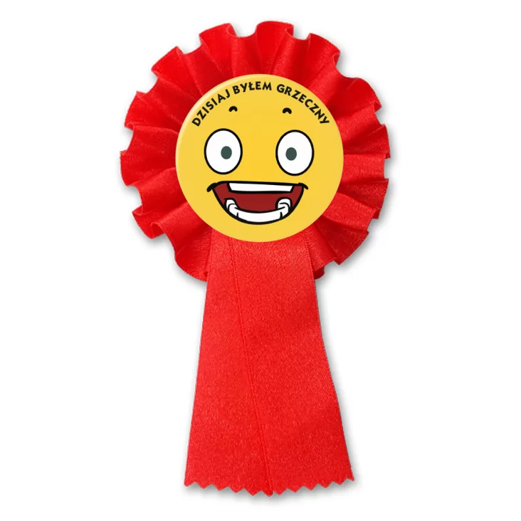 przypinka kotylion Dzisiaj byłem grzeczny