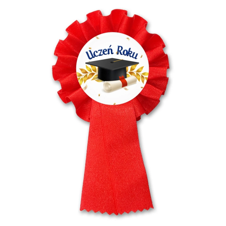 przypinka kotylion Uczeń Roku