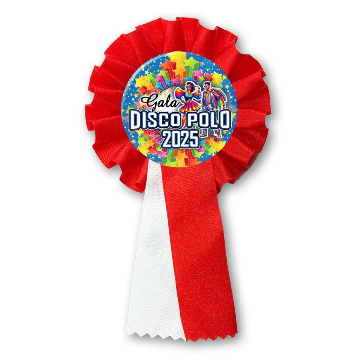 przypinka kotylion Gala Disco Polo 2025