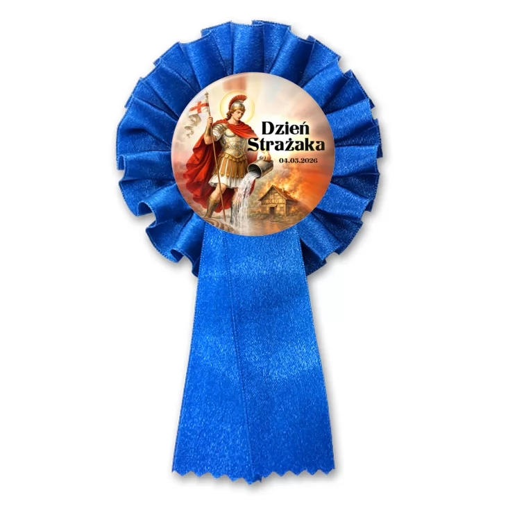 przypinka kotylion Dzień Strażaka Patron strażaków św. Florian
