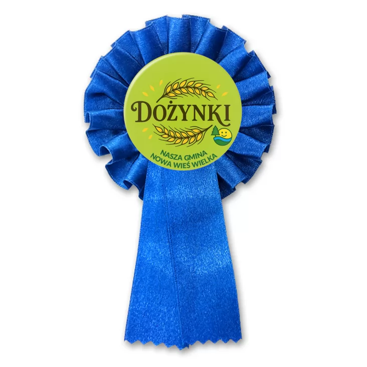 przypinka kotylion Gmina Nowa Wieś Wielka Dożynki