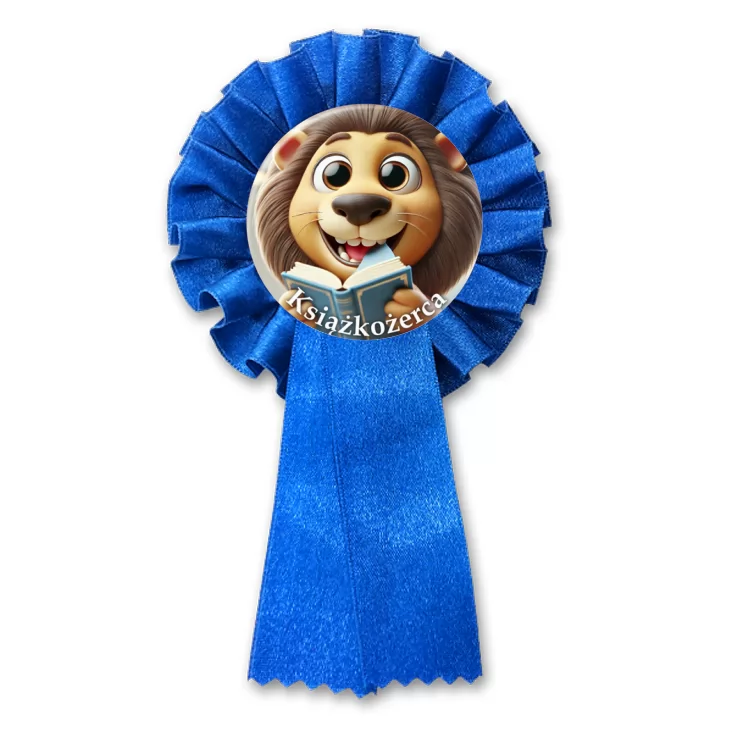 przypinka kotylion Książkożerca