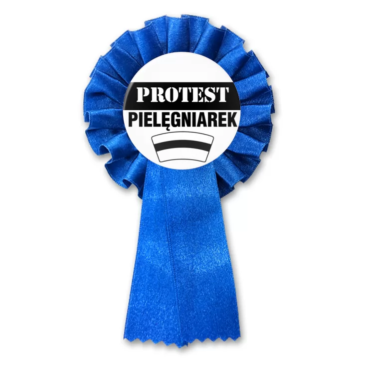 przypinka kotylion Protest pielęgniarek