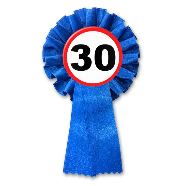 przypinka kotylion 30 urodziny