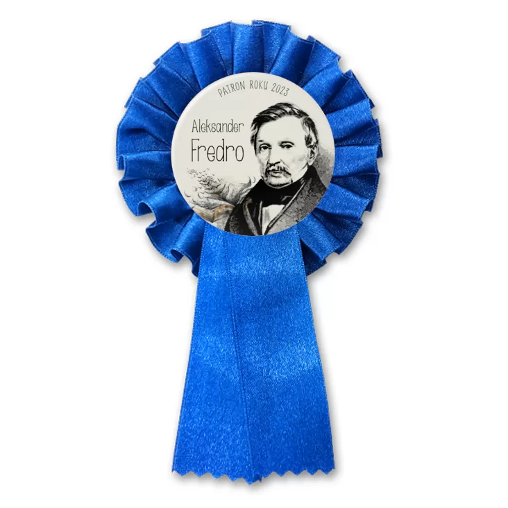 przypinka kotylion Aleksander Fredro patron 2023