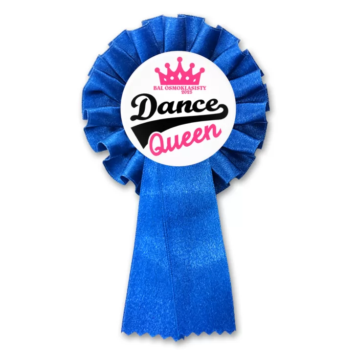 przypinka kotylion Bal ósmoklasisty Dance Queen