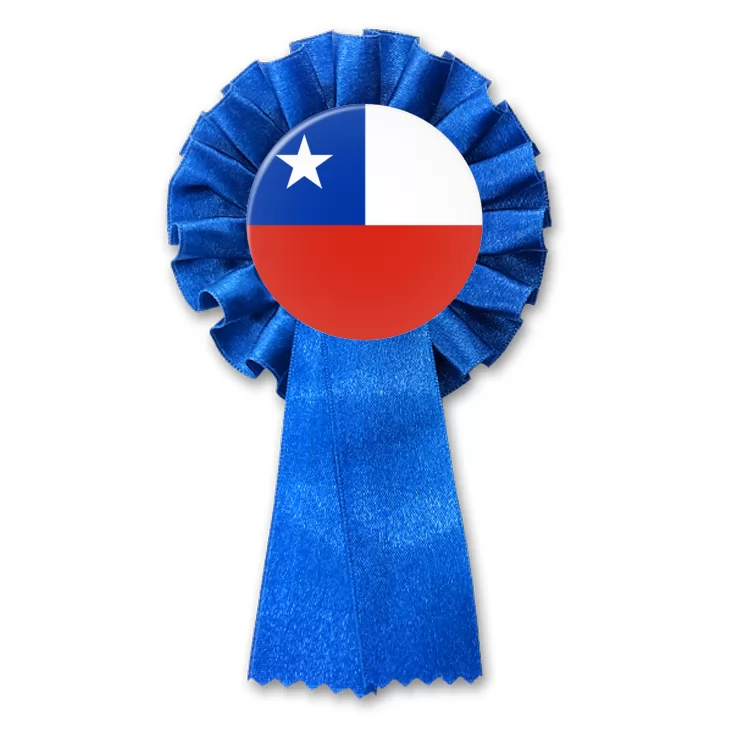 przypinka kotylion Chile