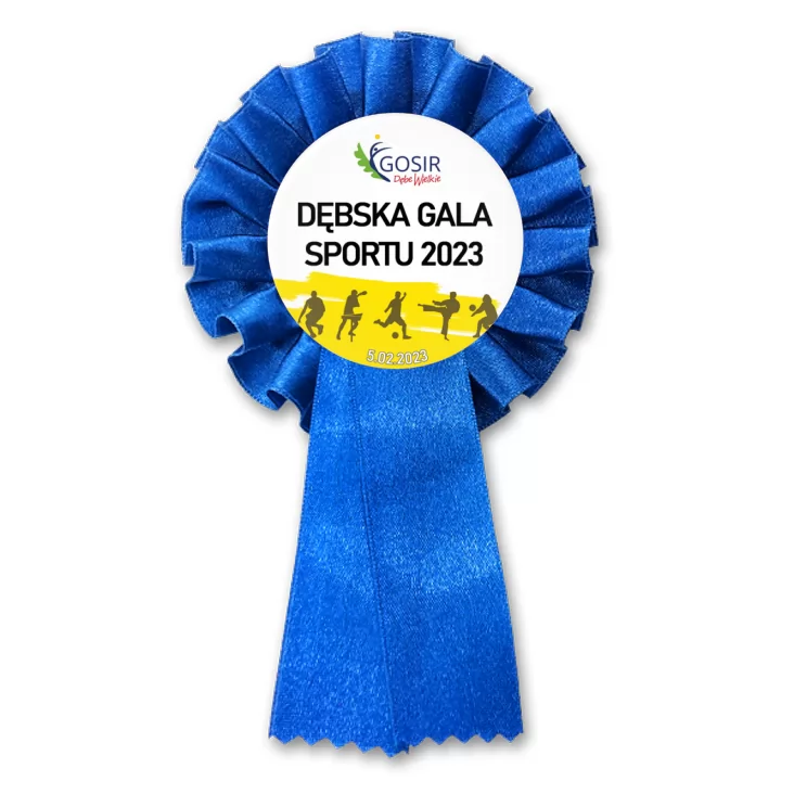 przypinka kotylion Dębska Gala Sportu 2023