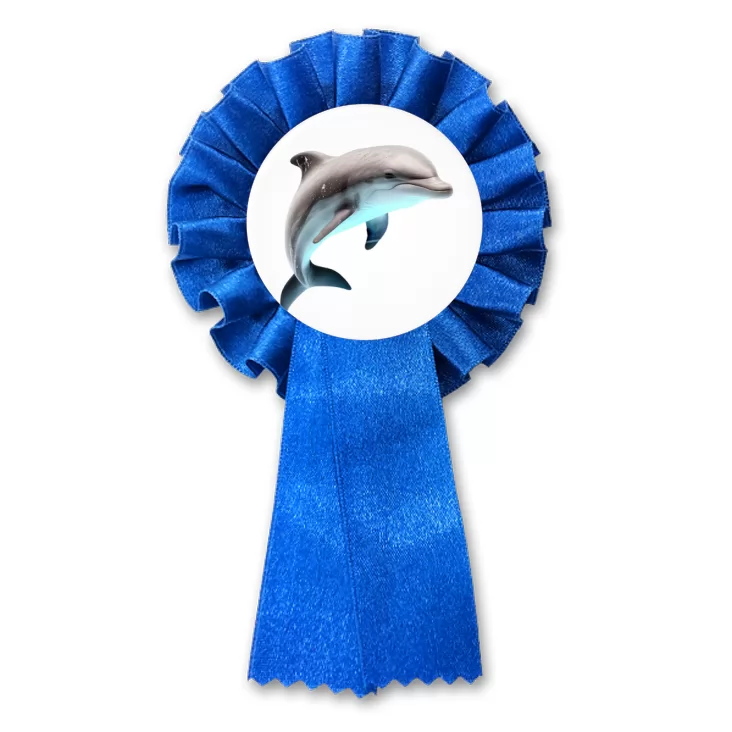 przypinka kotylion Delfin
