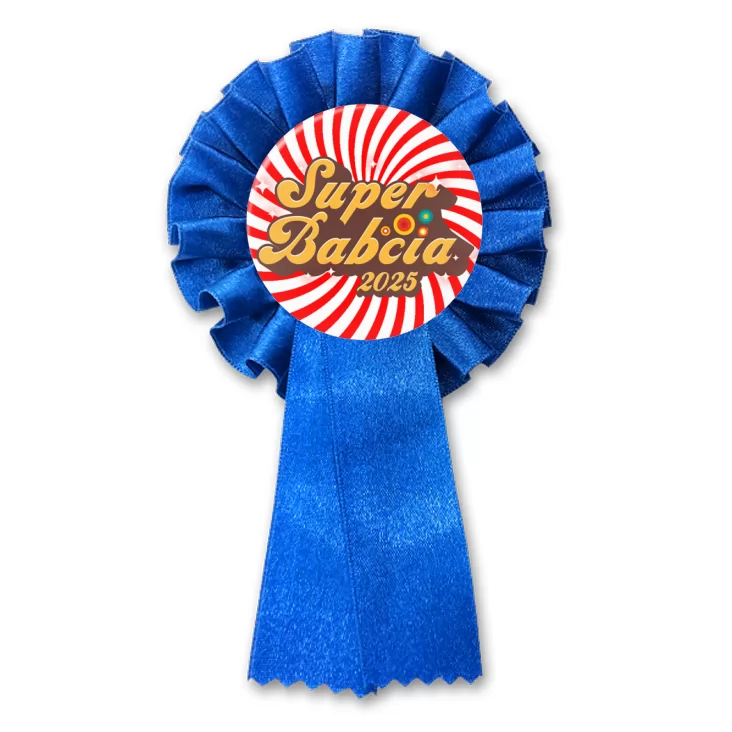 przypinka kotylion Dzień Babci - Super Babcia