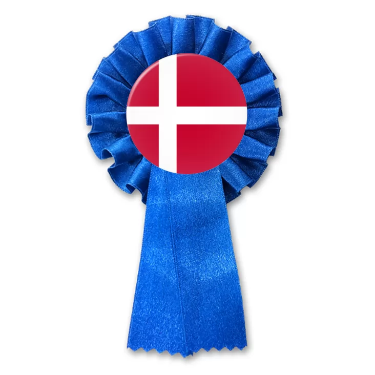 przypinka kotylion Flaga Dania