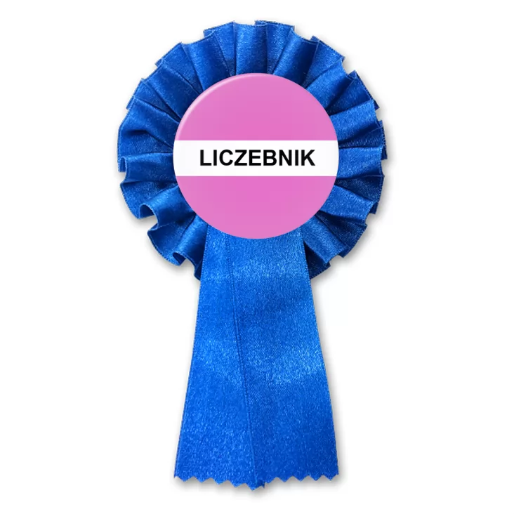 przypinka kotylion Gramatyka liczebnik