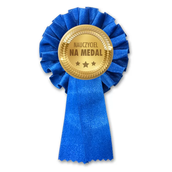 przypinka kotylion Nauczyciel na medal