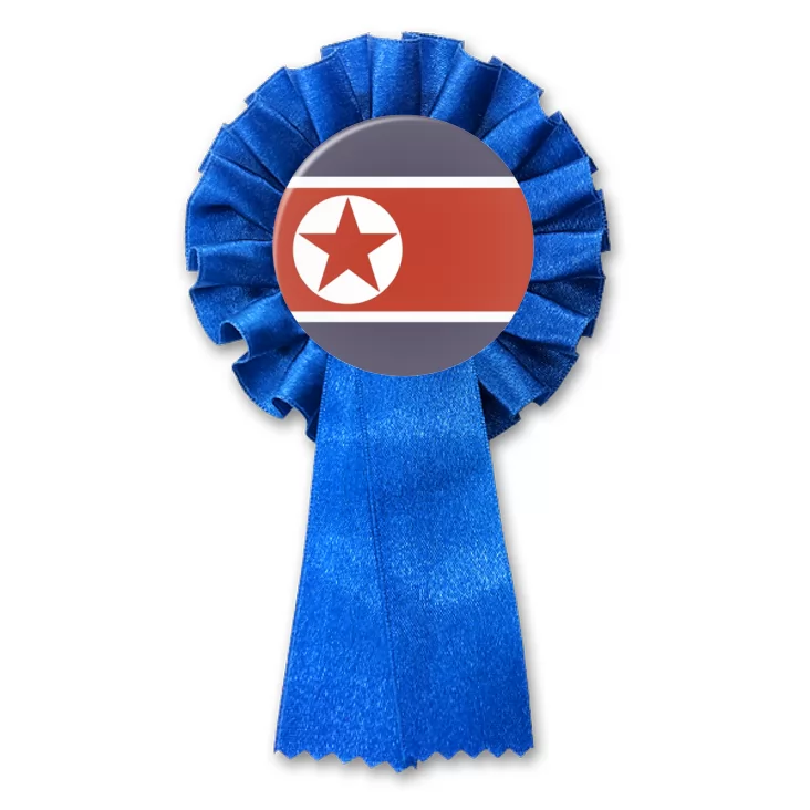 przypinka kotylion nkorea