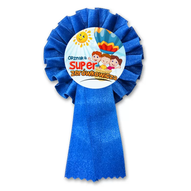 przypinka kotylion Odznaka Super Zerówkowicza