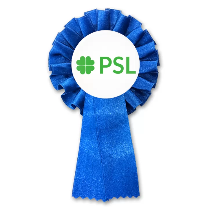 przypinka kotylion Polskie Stronnictwo Ludowe PSL