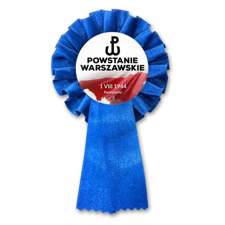 przypinka kotylion Powstanie Warszawskie flaga Polski