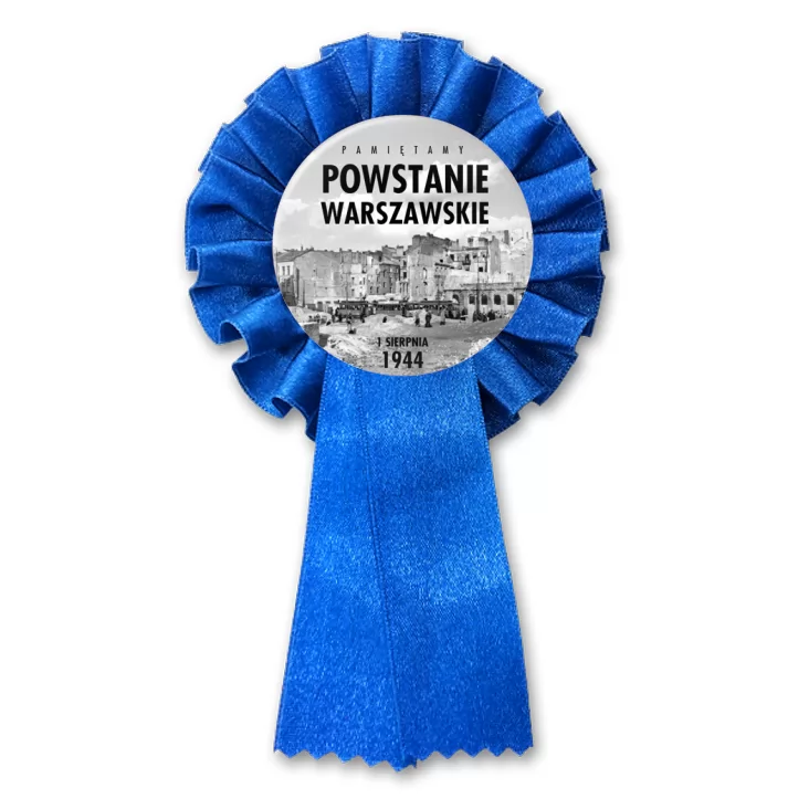 przypinka kotylion Powstanie Warszawskie stare zdjęcie