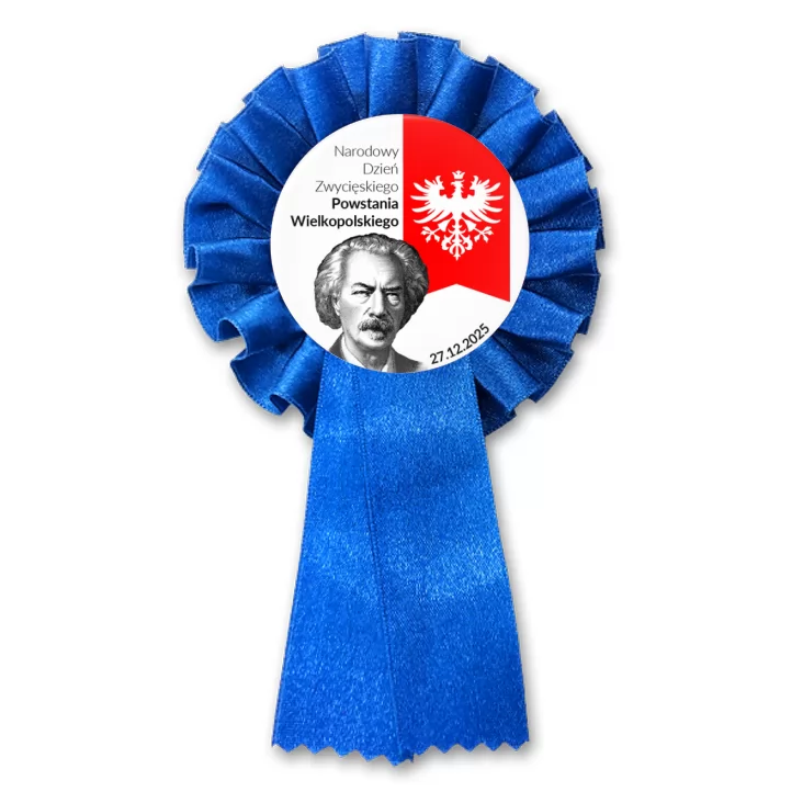 przypinka kotylion Powstanie Wielkopolskie Paderewski