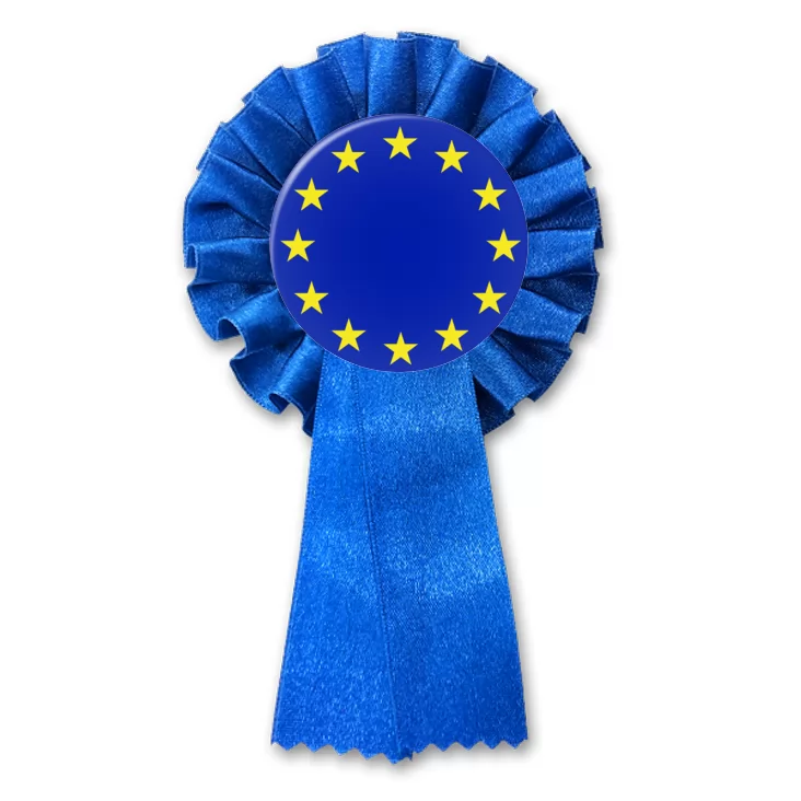 przypinka kotylion Unia Europejska Gwiazdki