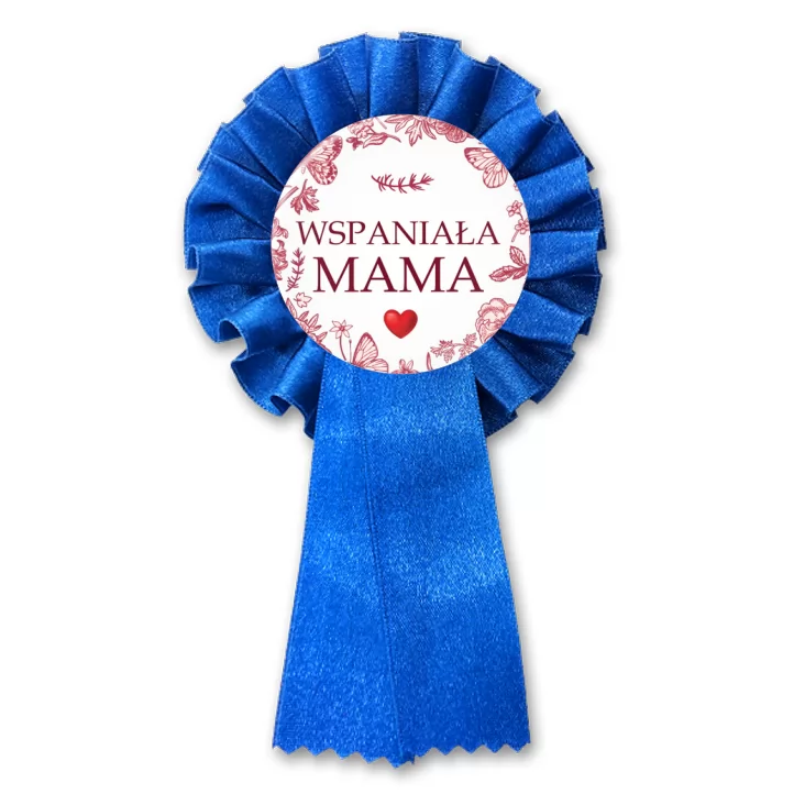 przypinka kotylion Wspaniała Mama Dzień Matki