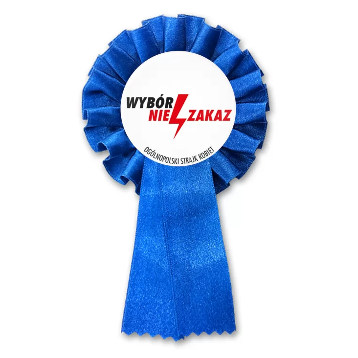 przypinka kotylion Wybór nie zakaz