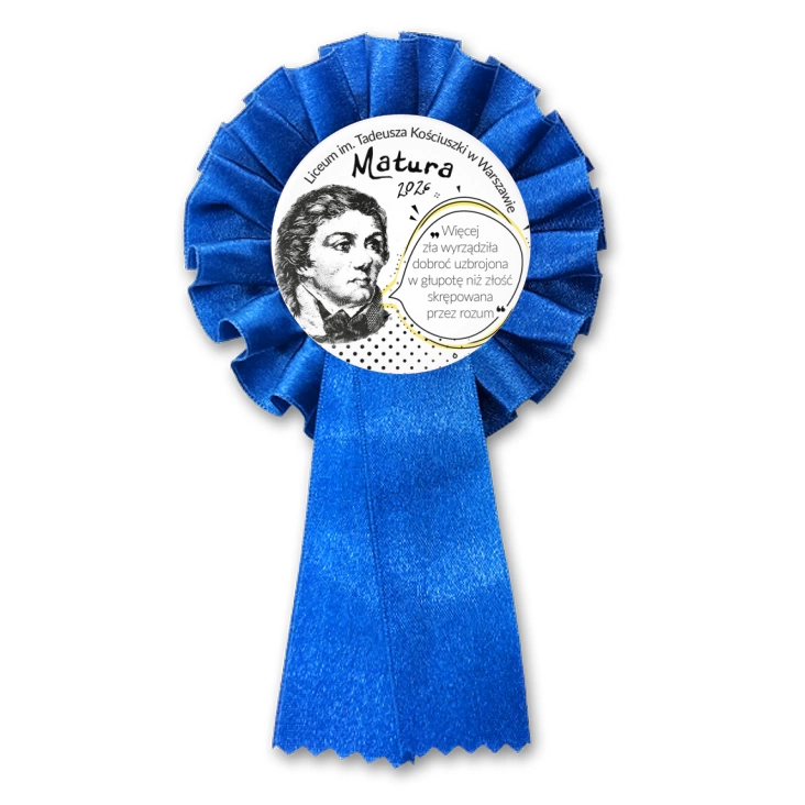 przypinka kotylion Matura Tadeusz Kościuszko