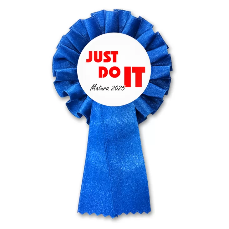 przypinka kotylion Matura just do it