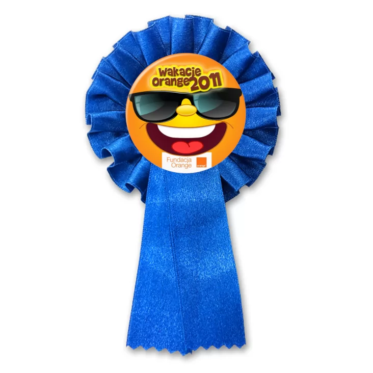 przypinka kotylion Wakacje Orange 2011