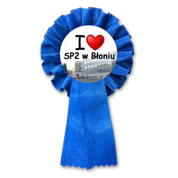 przypinka kotylion I love SP2 w Błoniu